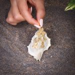 نیم ست طلا طرح گل