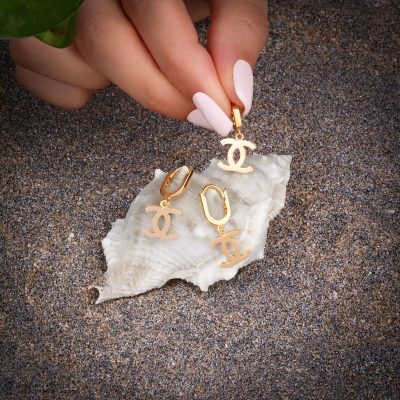 نیم ست طلا طرح شنل