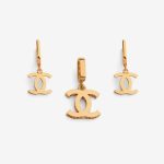 نیم ست طلا طرح شنل