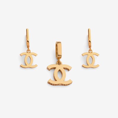 نیم ست طلا طرح شنل